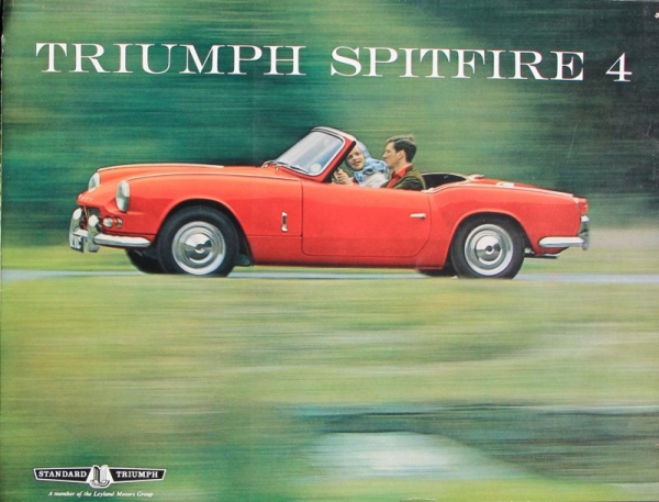 Triumph Spitfire 4 Modelprogram 1965 Carbrochure (3132)